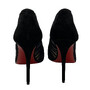 Scarpin Christian Louboutin Follie Draperia Chiffon Suede Preto