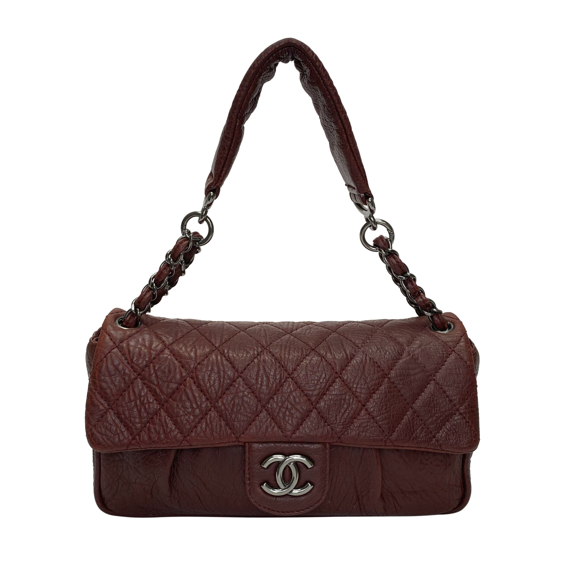 Bolsa Chanel Classic Flap Vinho