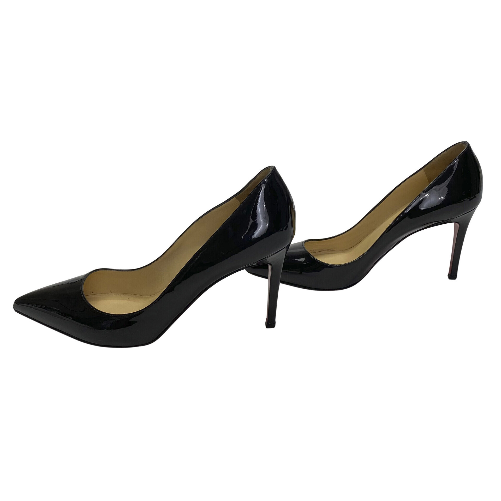 Scarpin Christian Louboutin Verniz Preto