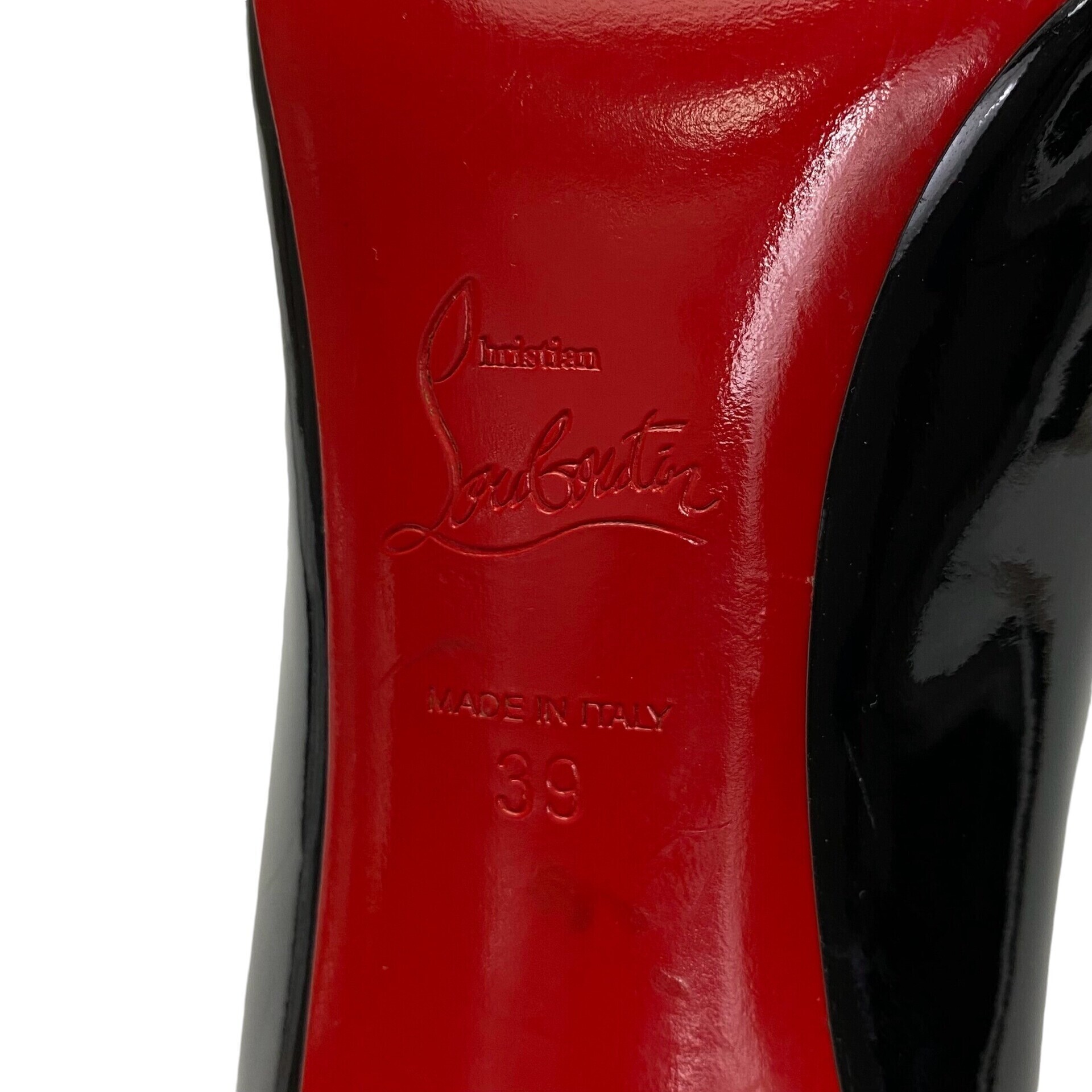 Scarpin Christian Louboutin Verniz Preto