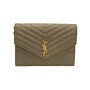 Clutch Saint Laurent Envelope Bege