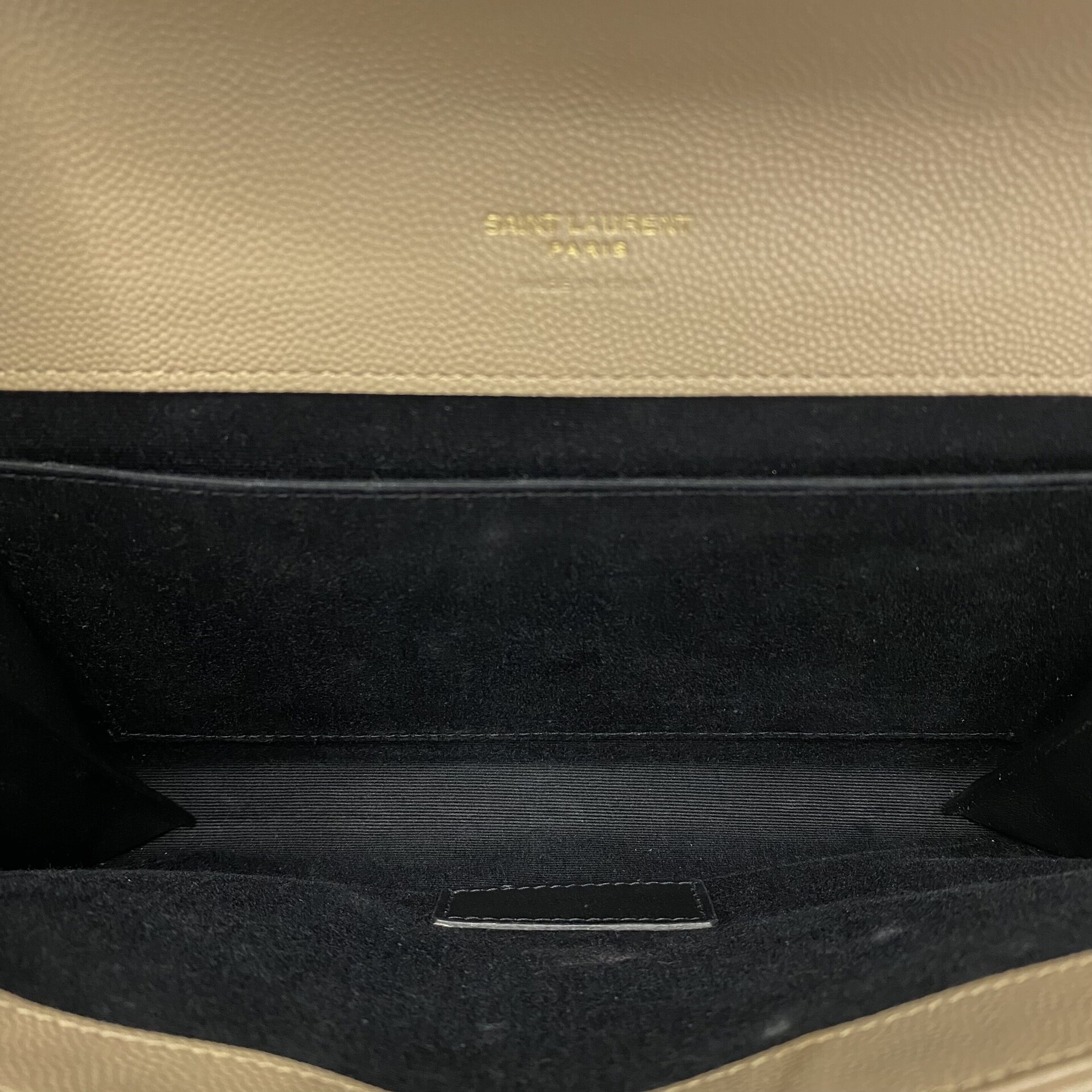 Clutch Saint Laurent Envelope Bege