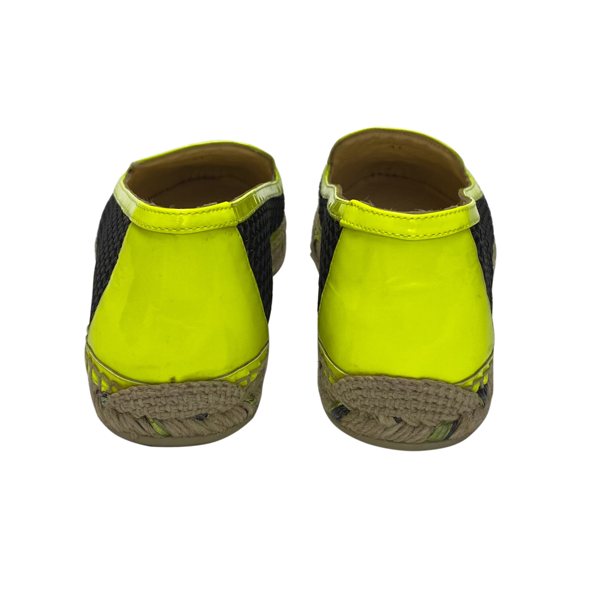 Espadrille Christian Louboutin Verde e Preto