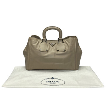 Bolsa Prada Couro Nude