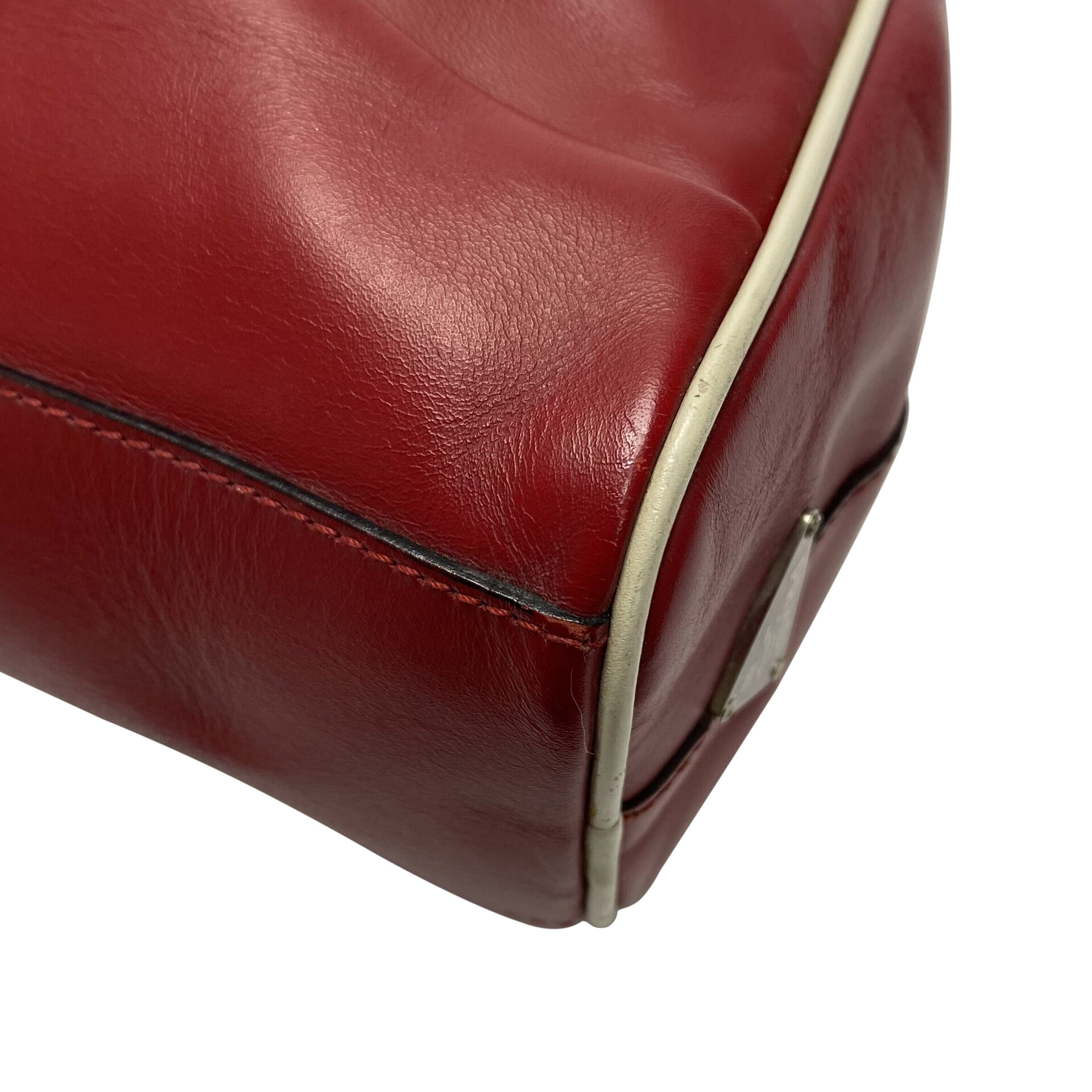 Bolsa Prada Couro Vermelho