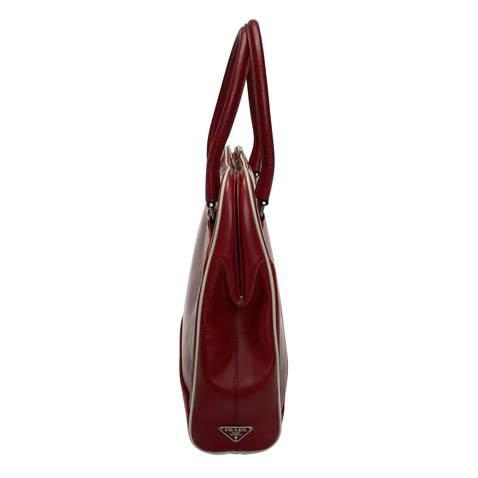 Bolsa Prada Couro Vermelho