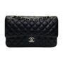 Bolsa Chanel Couro Caviar Double Flap Preta