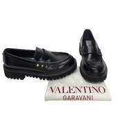 Mocassim Valentino Garavani Tratorado Preto