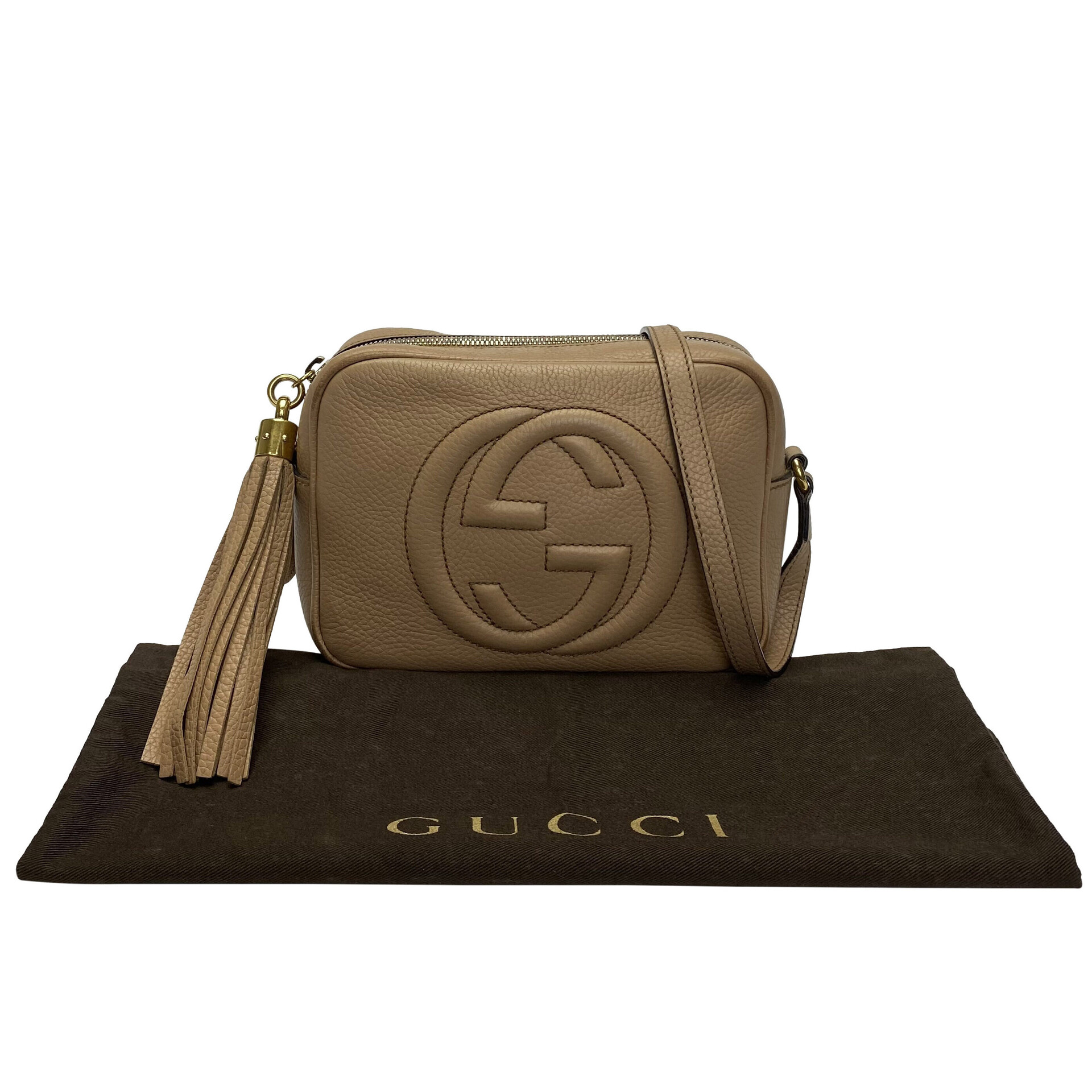 Bolsa Gucci Soho Disco Bege