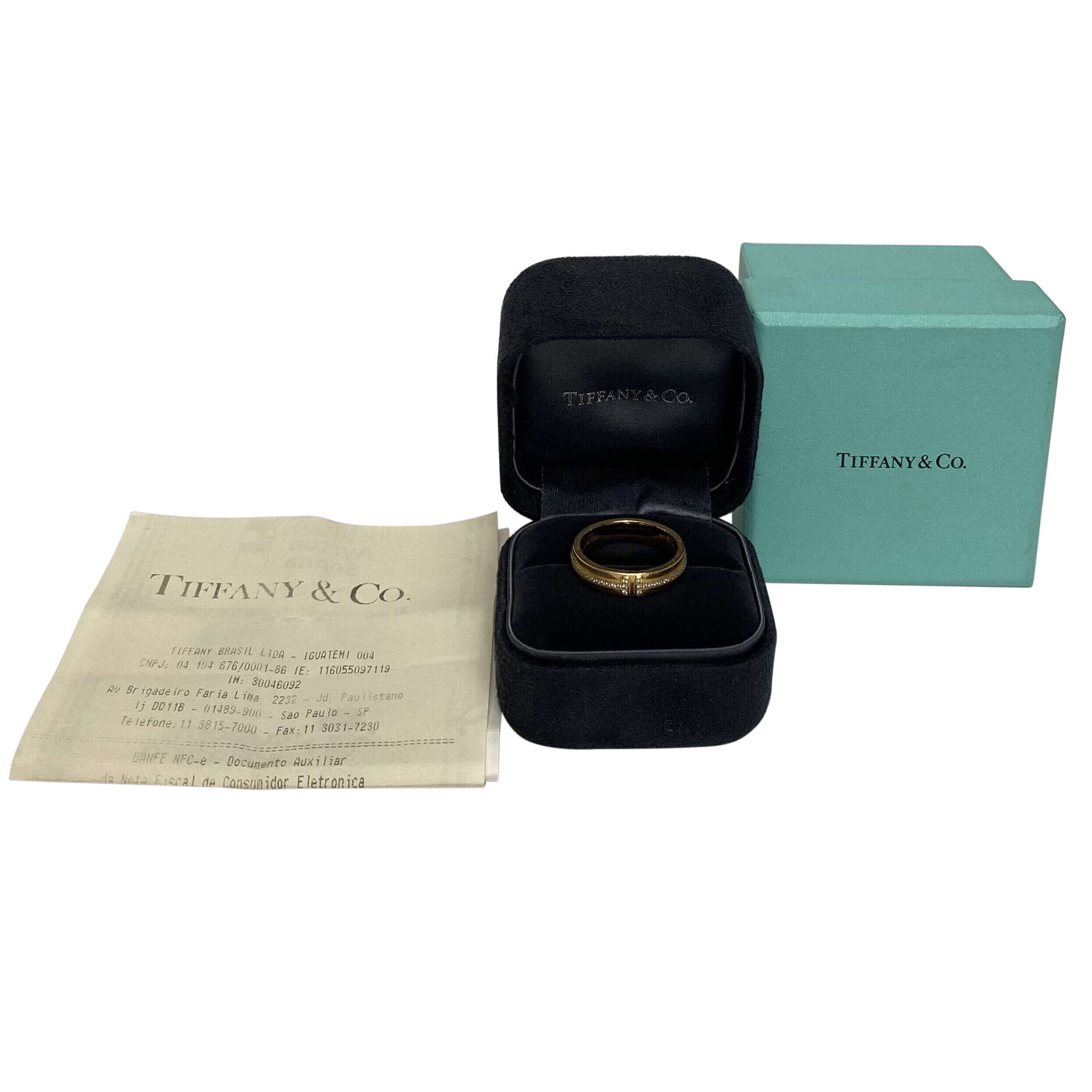 Anel Tiffany & Co. Tiffany T - Estreito