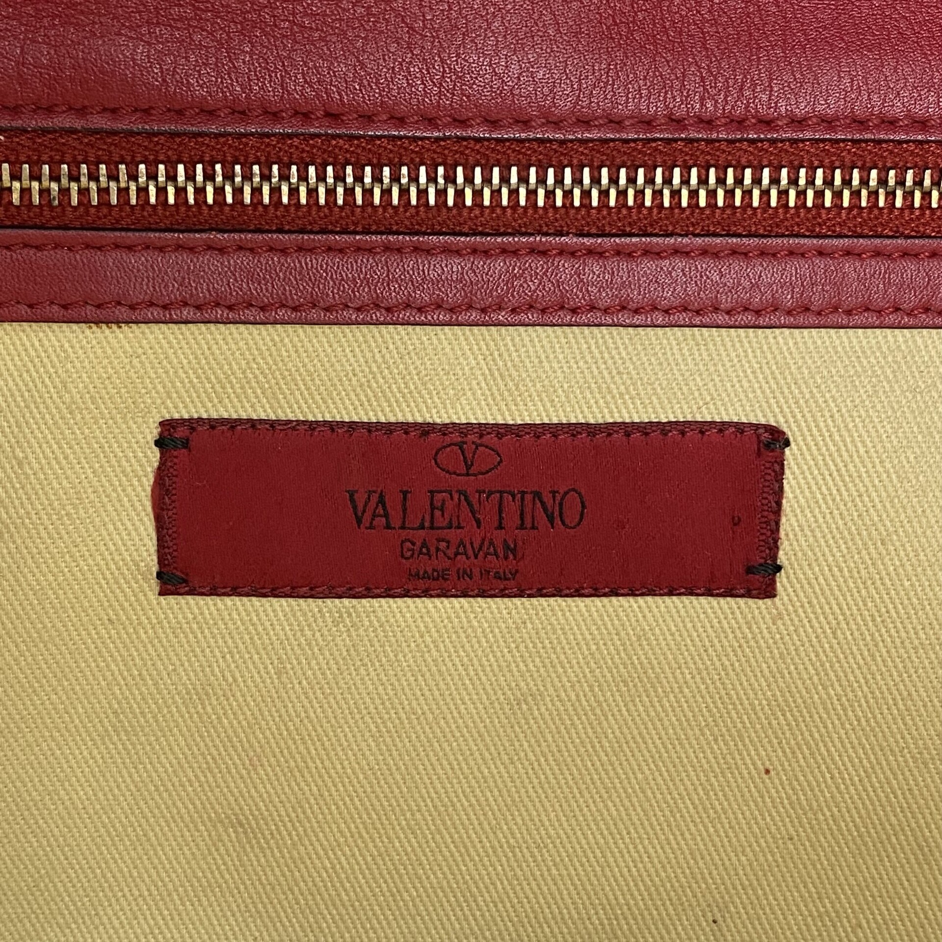 Bolsa Valentino Garavani Glam Lock Vermelha