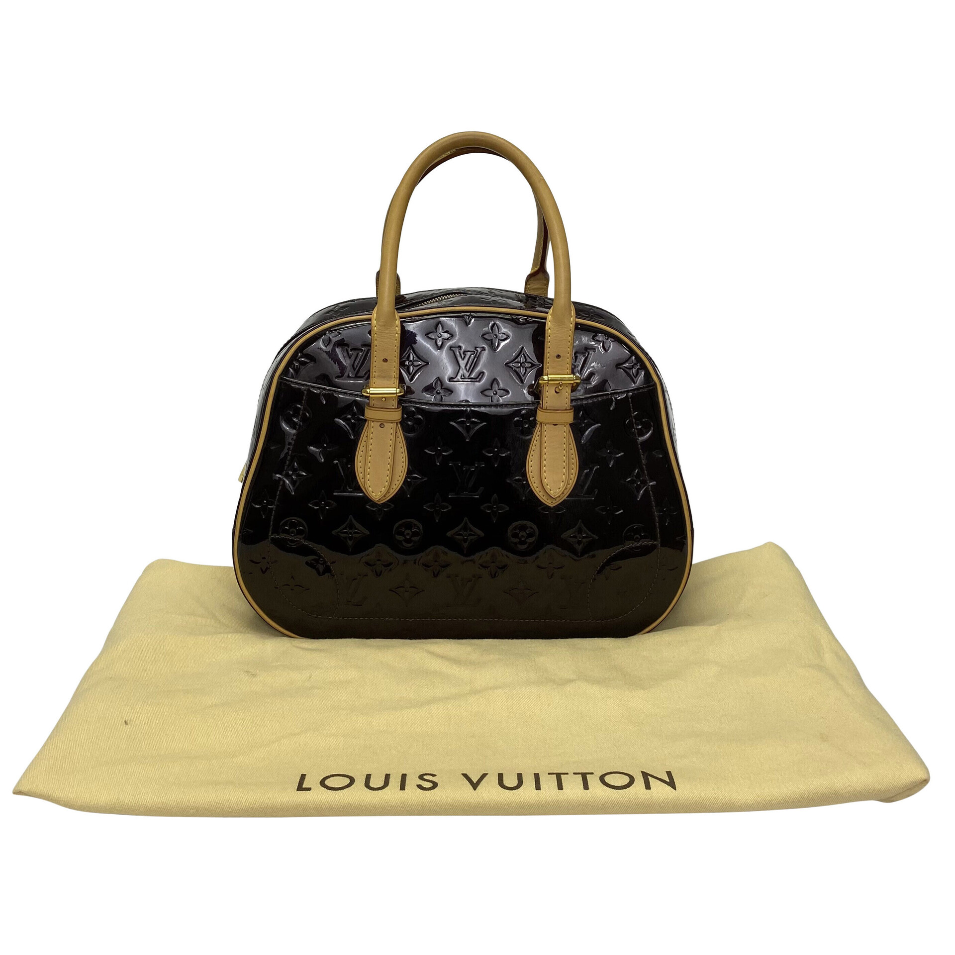 Bolsa Louis Vuitton Summit Drive Verniz Vinho