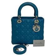 Bolsa Christian Dior Lady Dior Azul