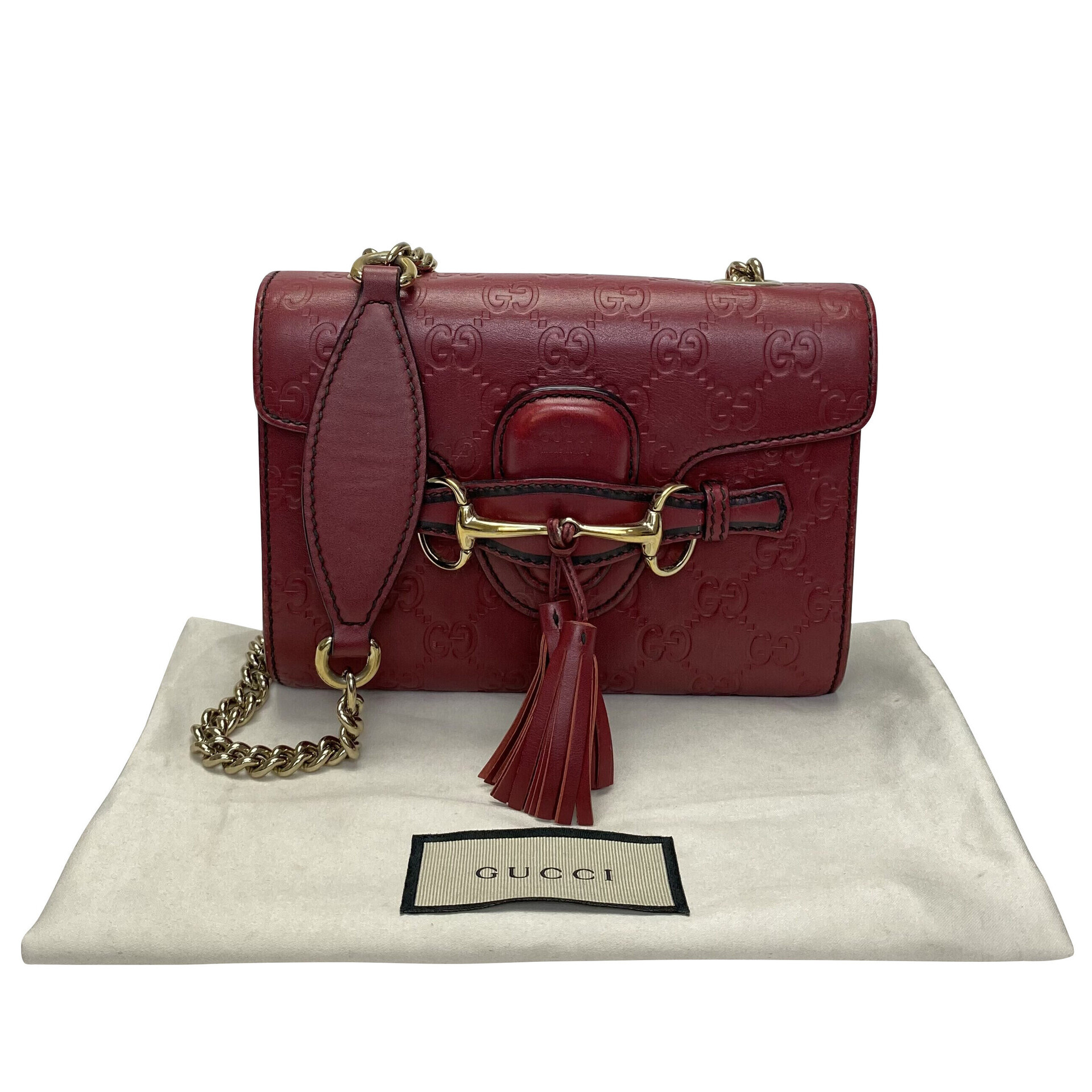 Bolsa Gucci Emily Vermelha