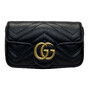 Bolsa Gucci Super Mini Marmont Preta