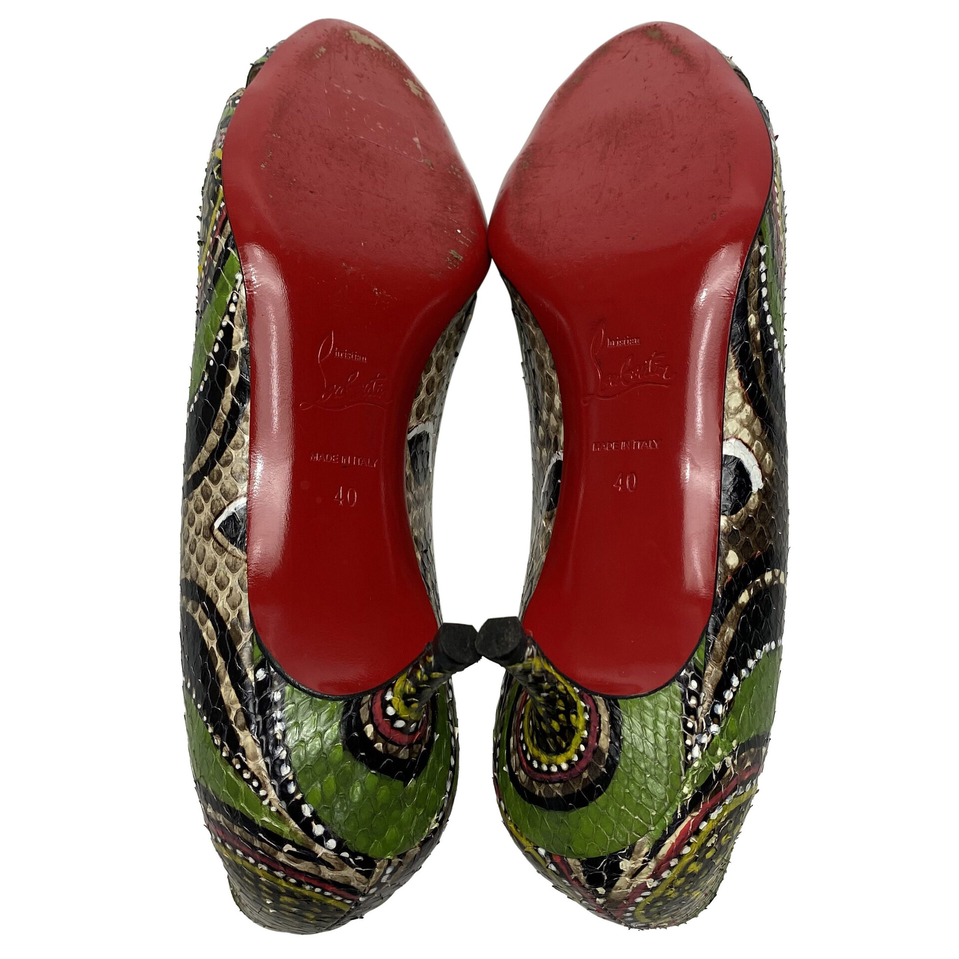 Sapato Christian Louboutin Píton