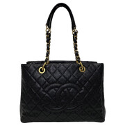 Bolsa Chanel Grand Shopping Tote GST Preta