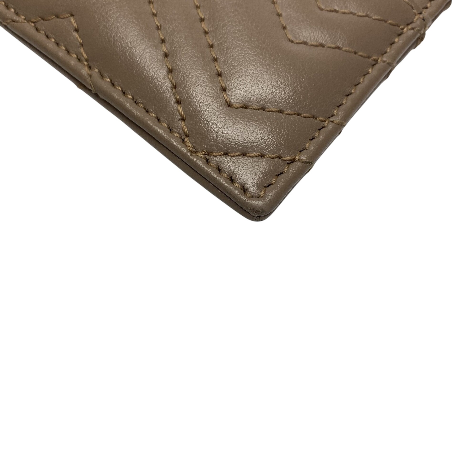 Porta-Cartões Gucci GG Marmont Nude