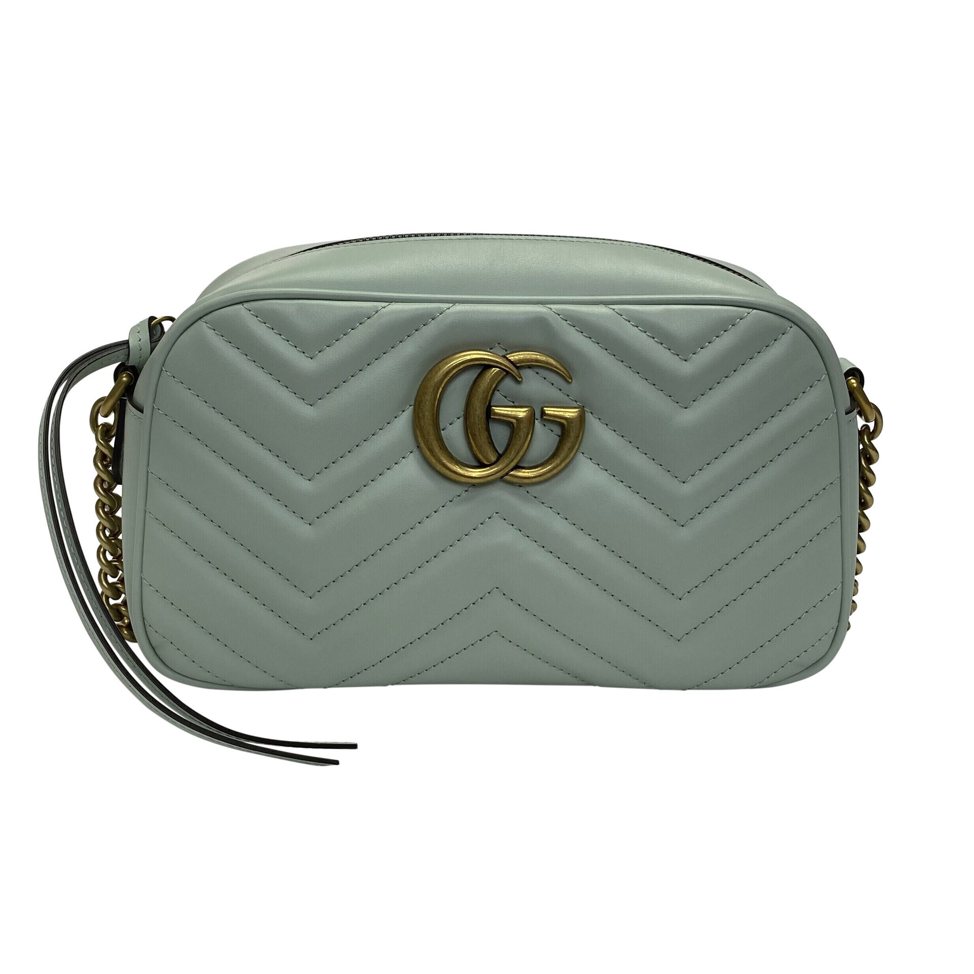 Bolsa Gucci GG Marmont Verde-Água