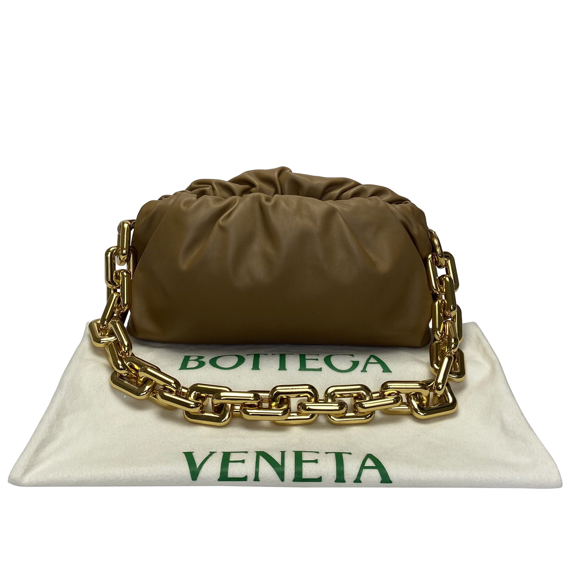 Bolsa Bottega Veneta The Chain Pouch Marrom