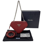 Bolsa Prada Triângulo Mini Vermelha