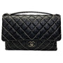 Bolsa Chanel Chevron Preta