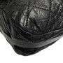 Bolsa Chanel Flap Bag Large Black Crinkled Leather