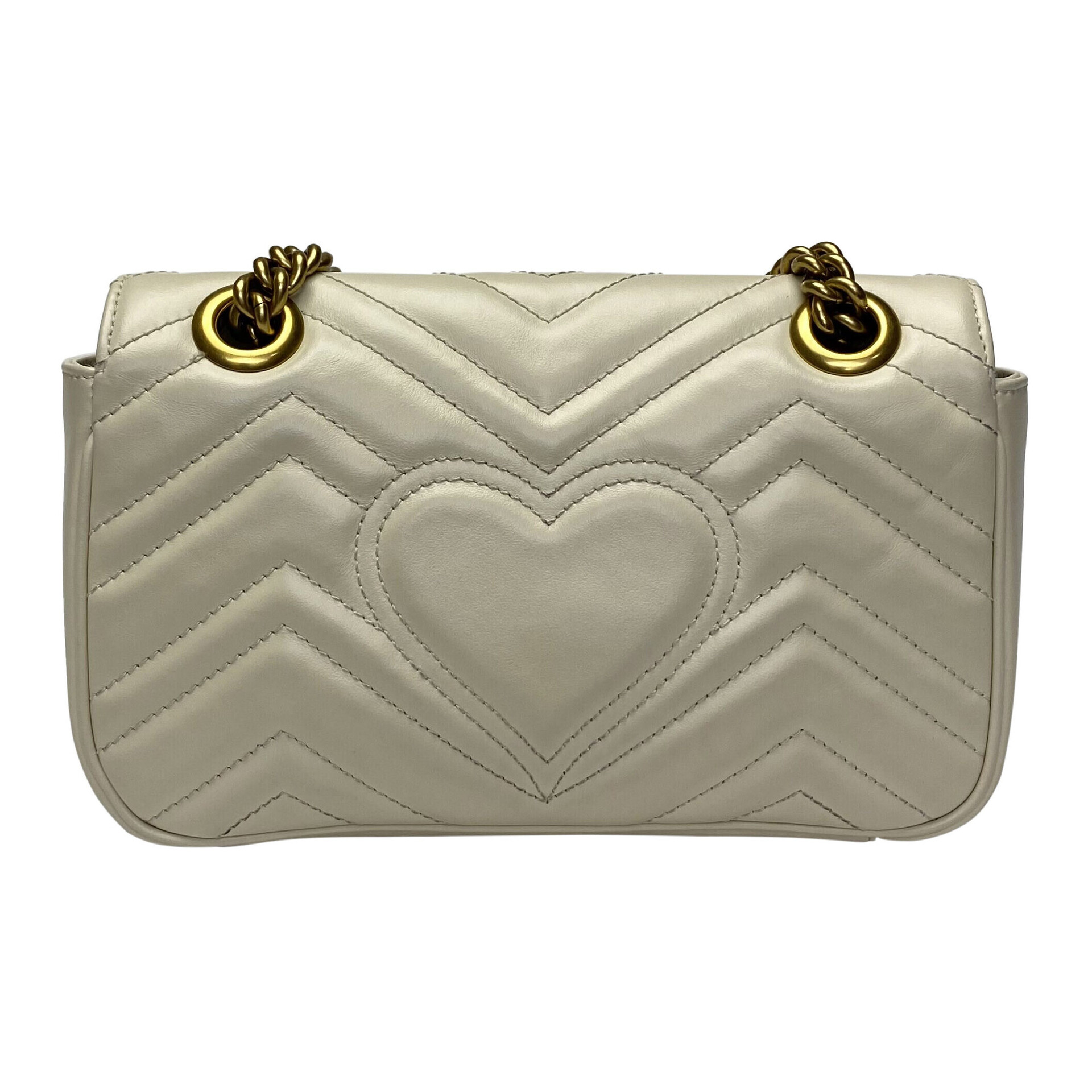 Bolsa Gucci GG Marmont Off White
