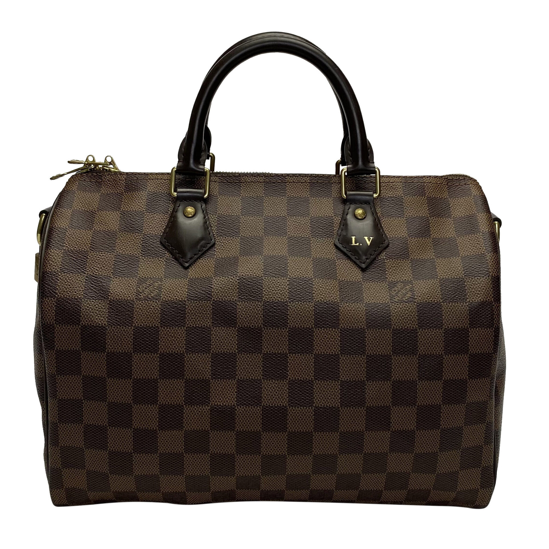 Bolsa Louis Vuitton Speedy Bandoulère 30 Damier Ebene