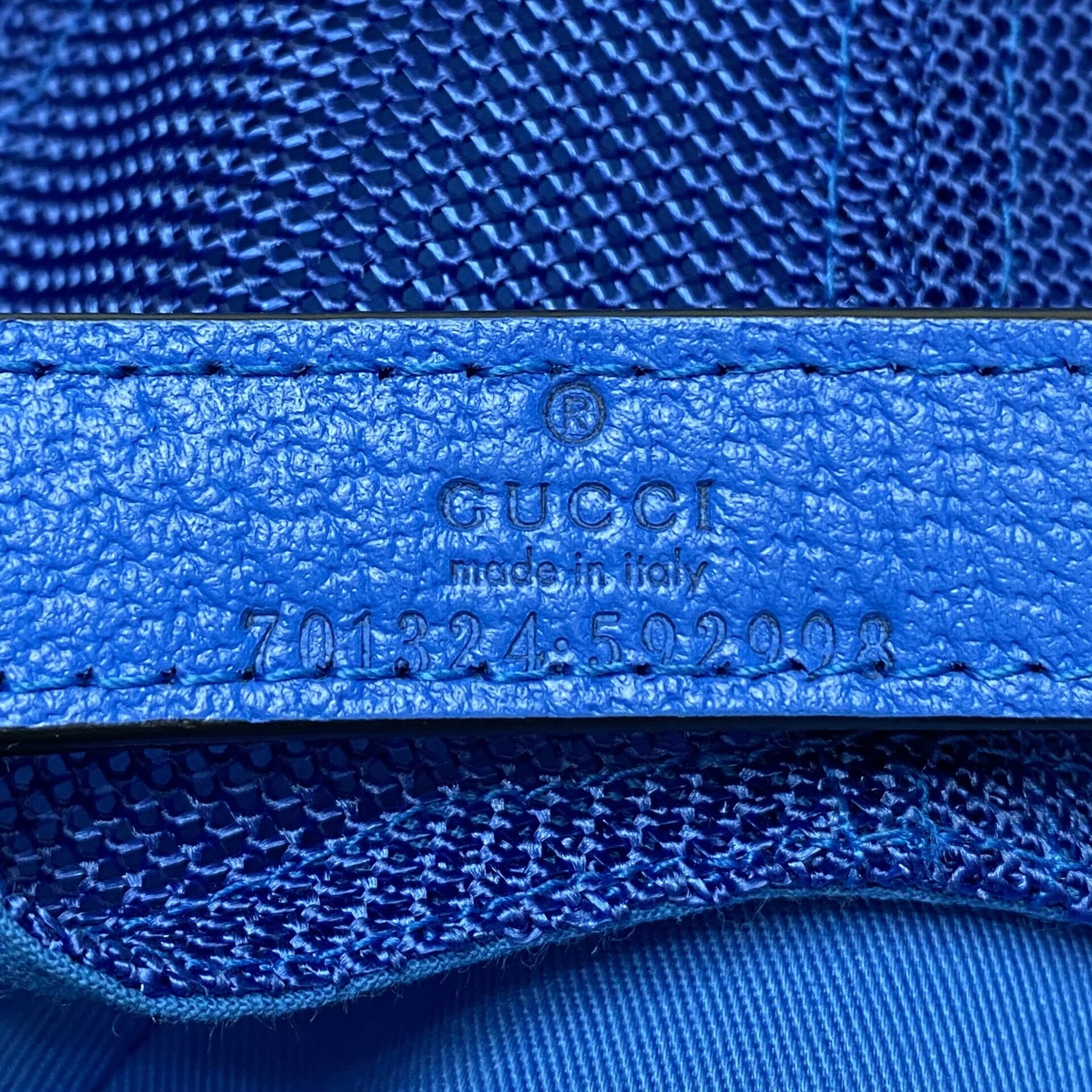 Boné Gucci Azul