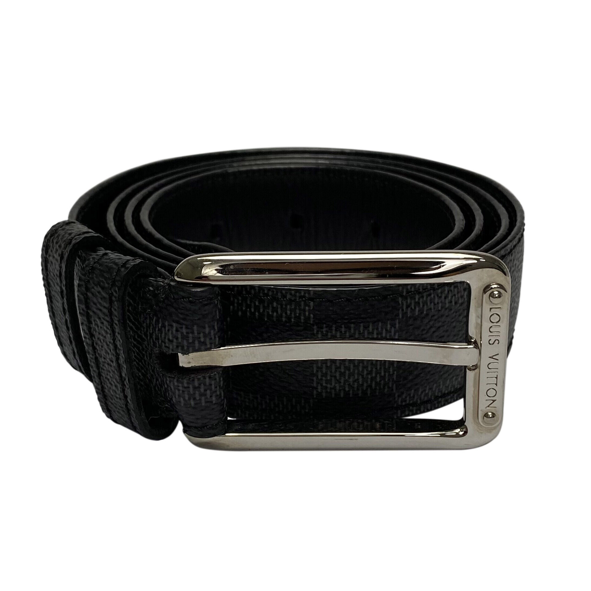 Cinto Louis Vuitton Damier Graphite