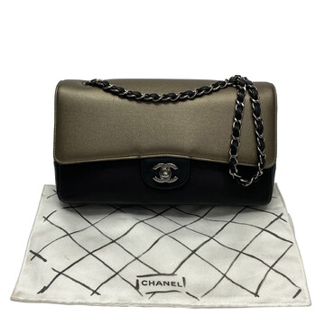 Bolsa Chanel Double Flap Bicolor