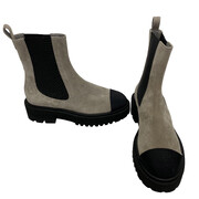 Bota Chanel Bicolor