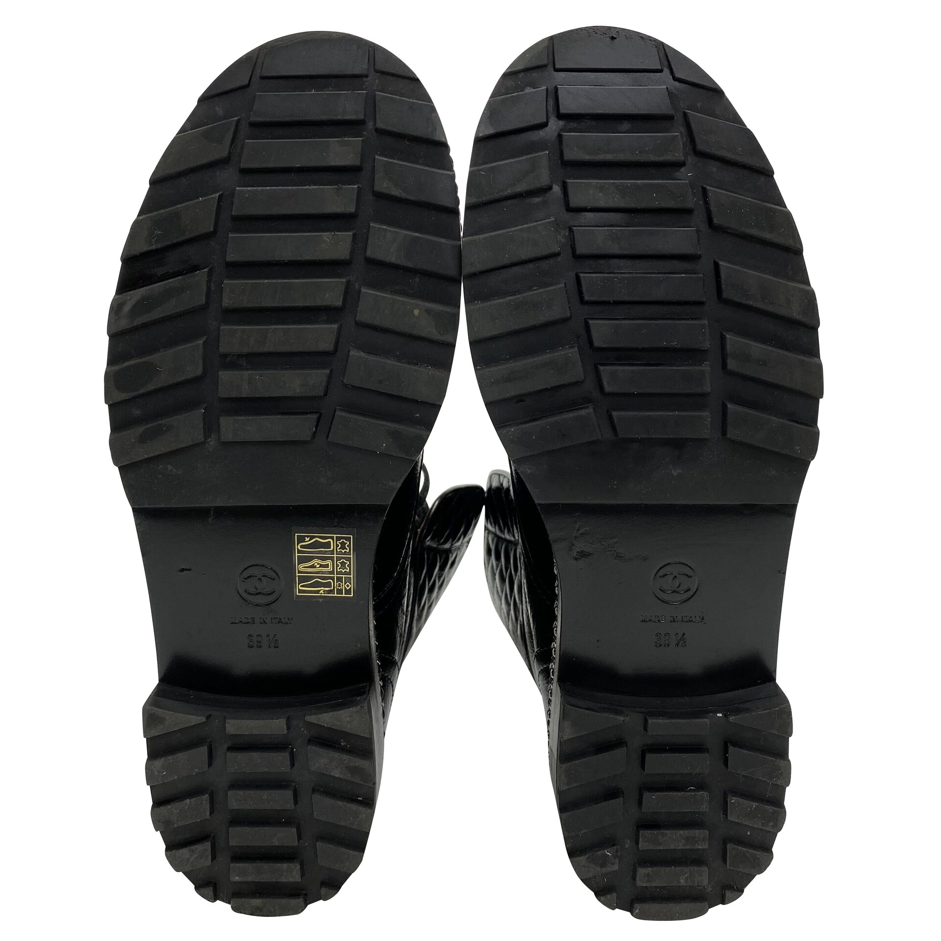 Bota Chanel Preta