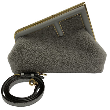 Bolsa Fendi First T. Cinza