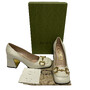Sapato Gucci Horsebit Off White