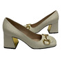 Sapato Gucci Horsebit Off White