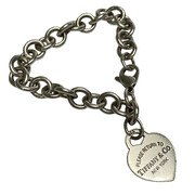 Pulseira Tiffany & Co. Love Lock Prata de Lei