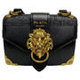 Bolsa Prada Lion Cahier Preta