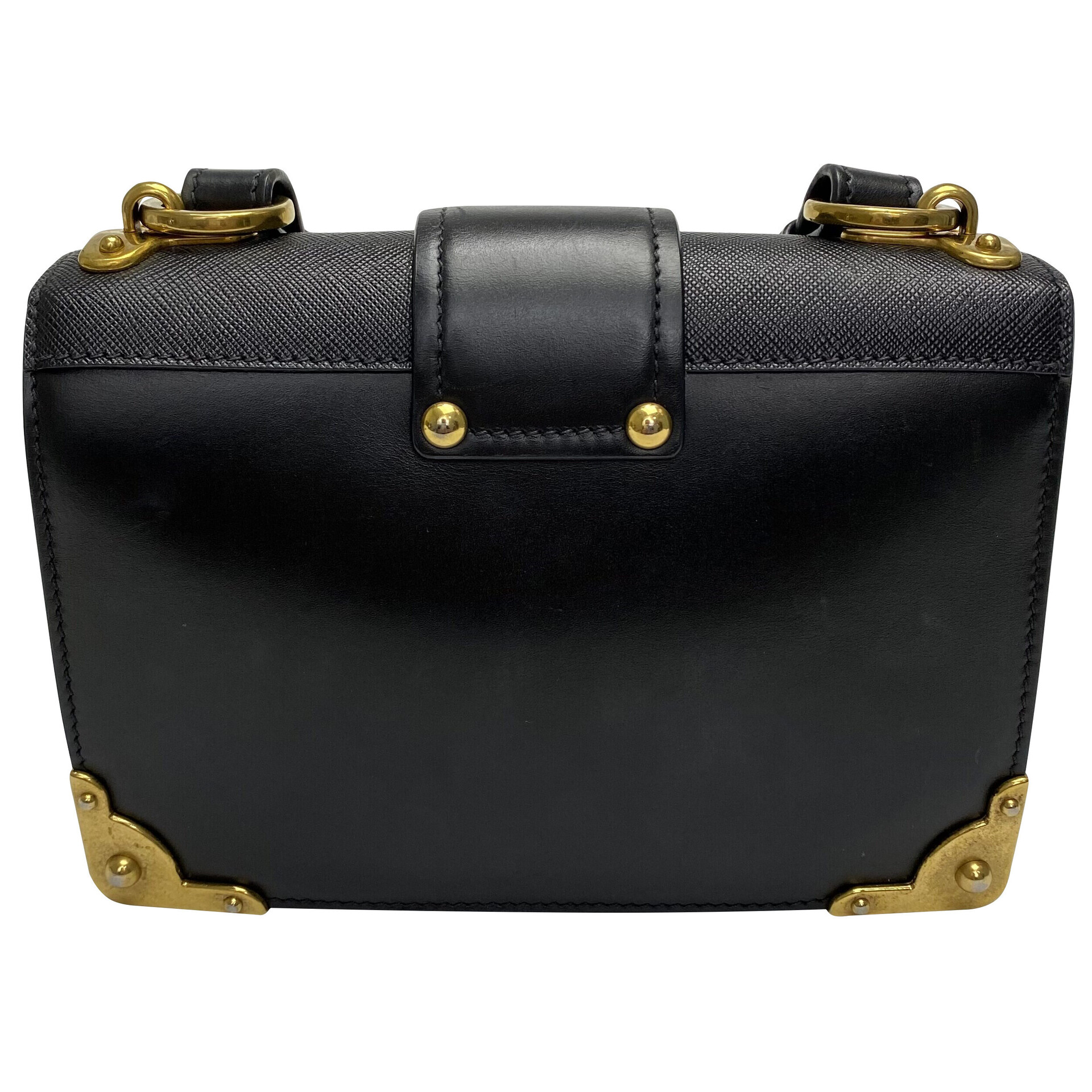 Bolsa Prada Lion Cahier Preta