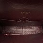 Bolsa Chanel Double Flap Jumbo Couro Caviar Preto