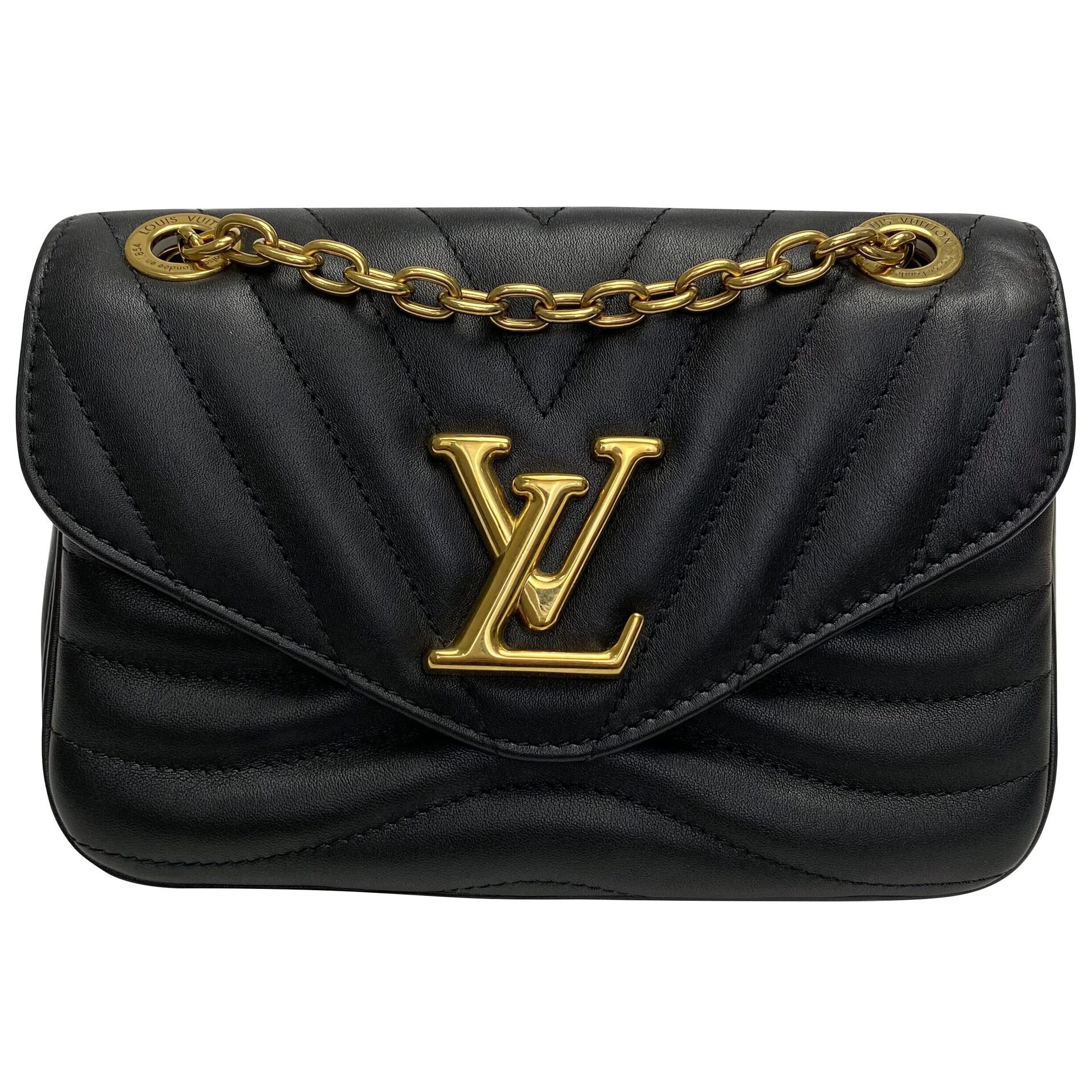 Bolsa Louis Vuitton New Wave Chain Preta