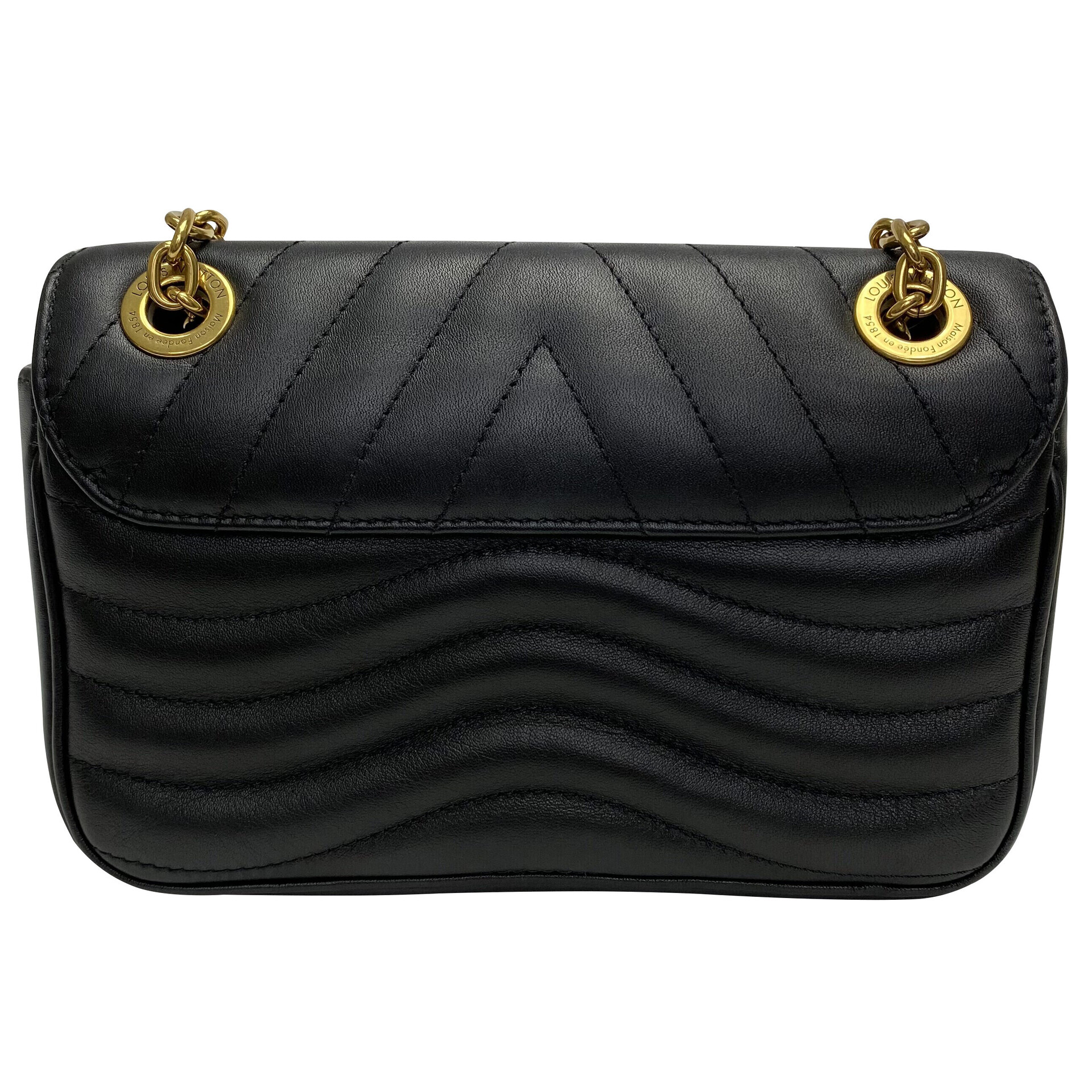 Bolsa Louis Vuitton New Wave Chain Preta