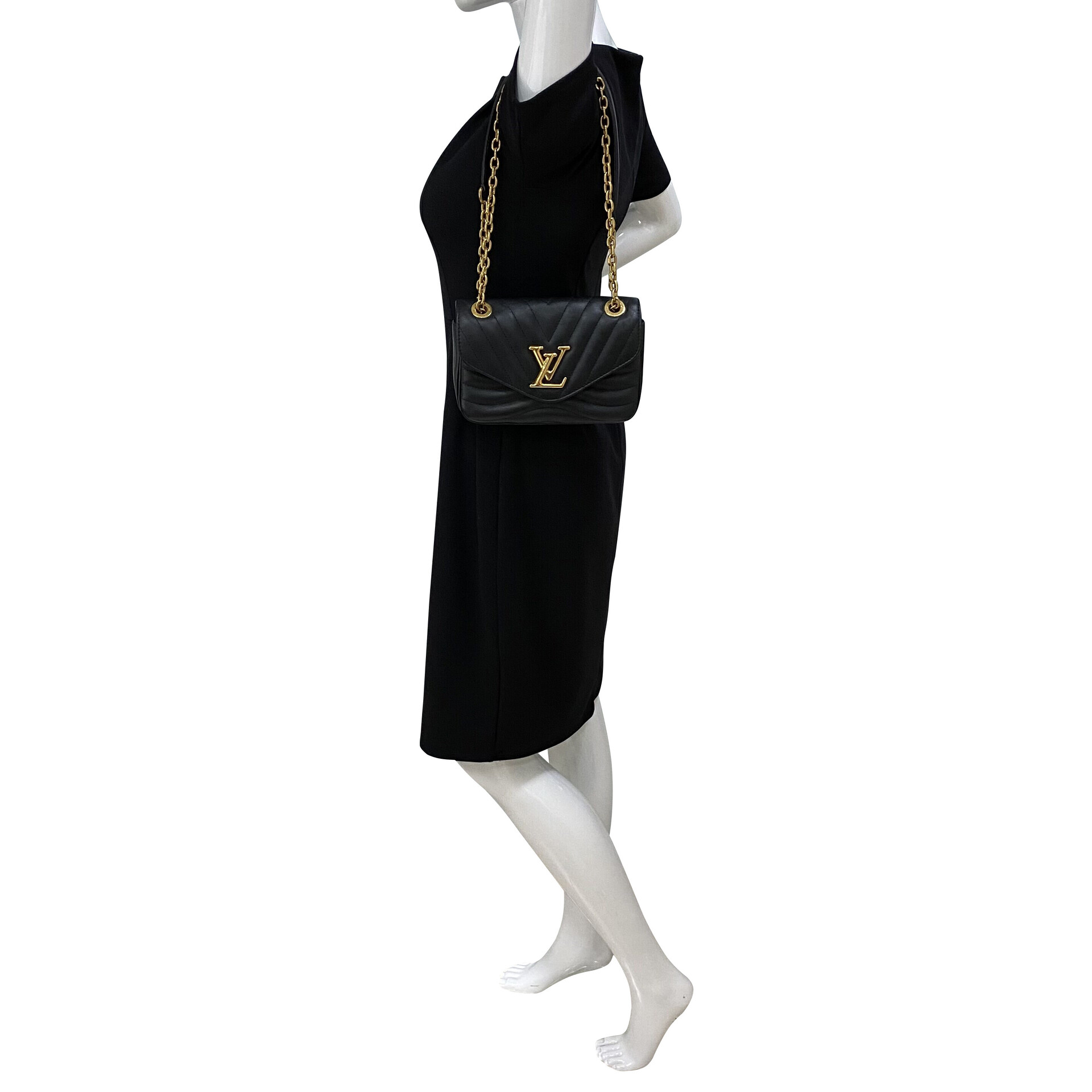 Bolsa Louis Vuitton New Wave Chain Preta