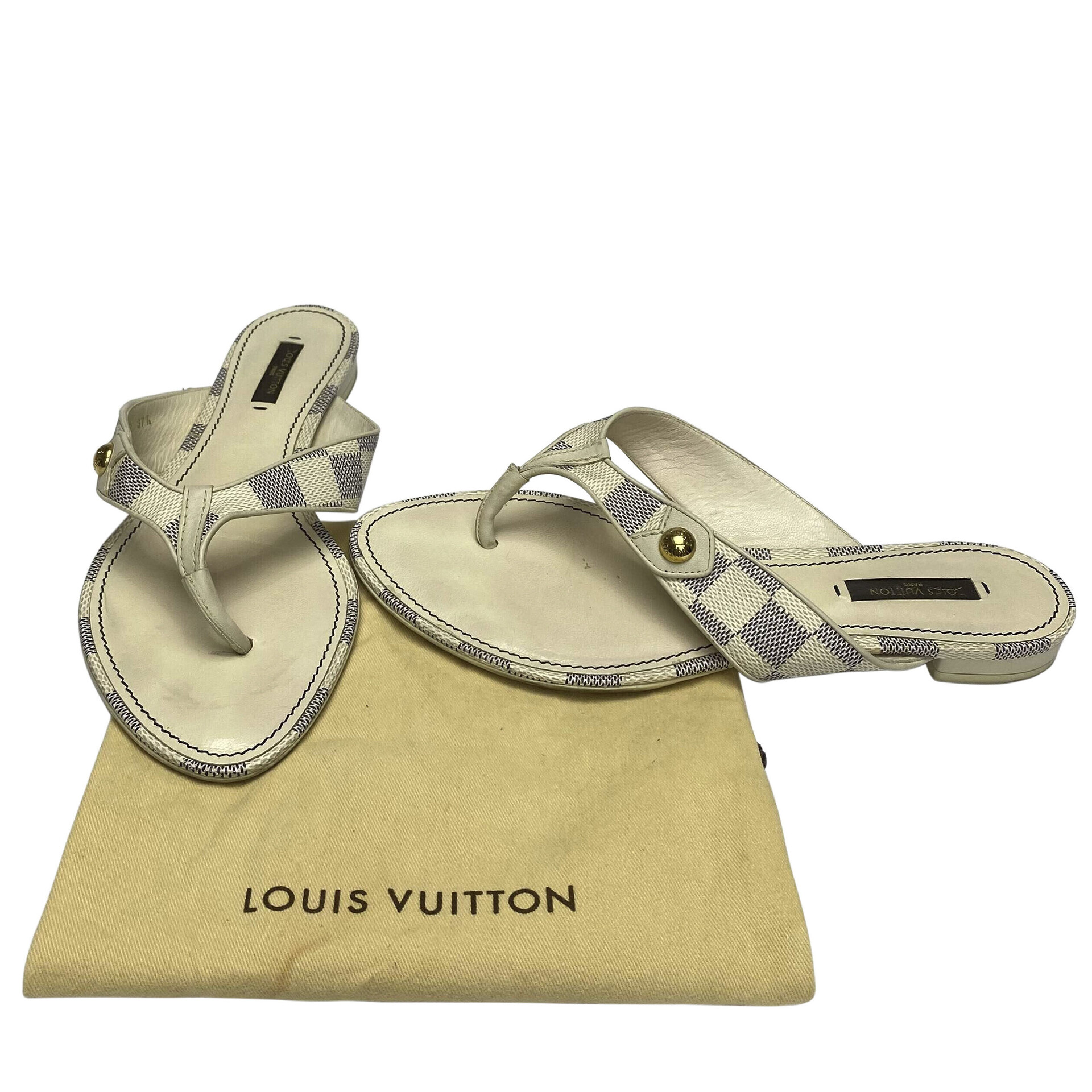 SANDALIA LOUIS VUITTON COM TIRAS