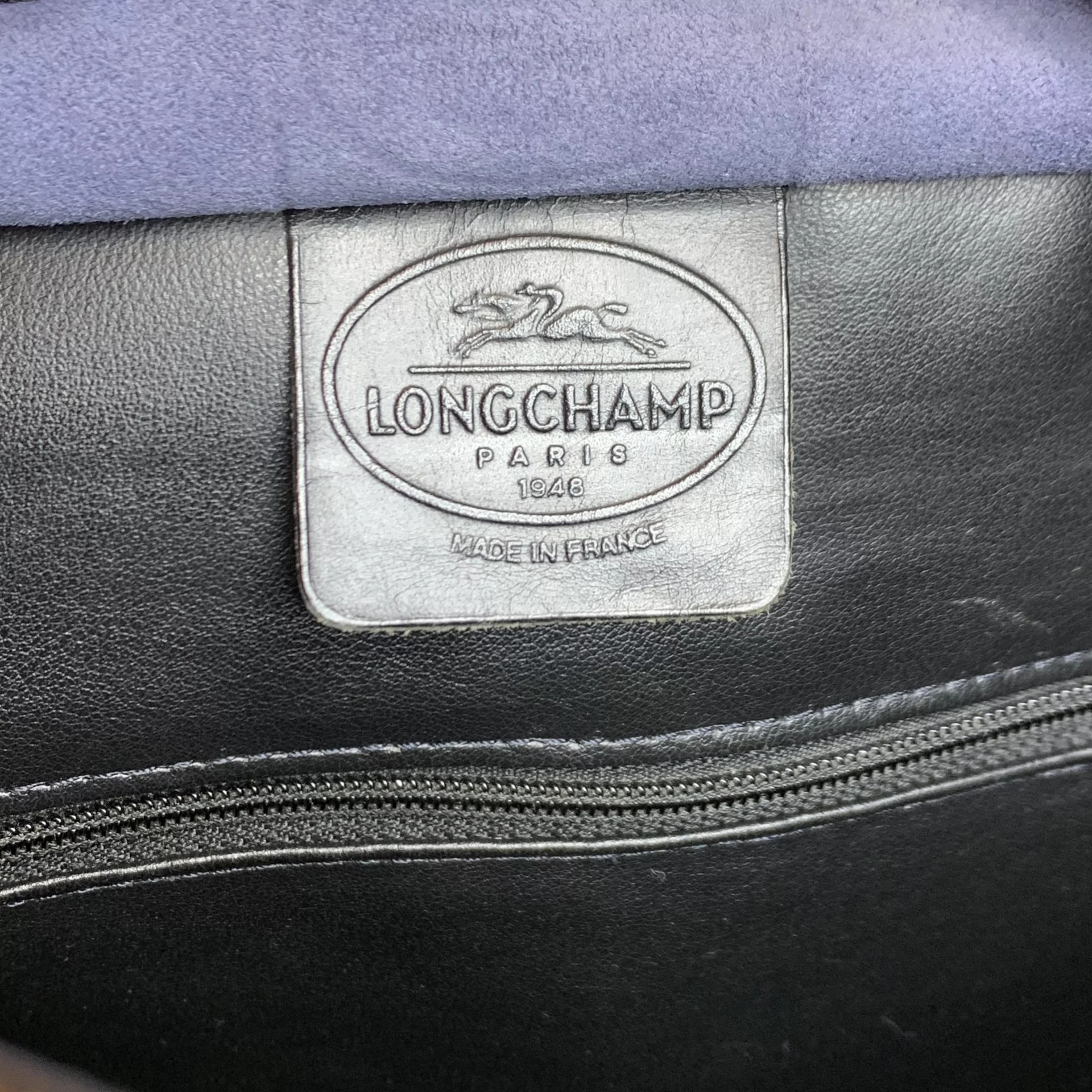 Bolsa Longchamp Couro Preta