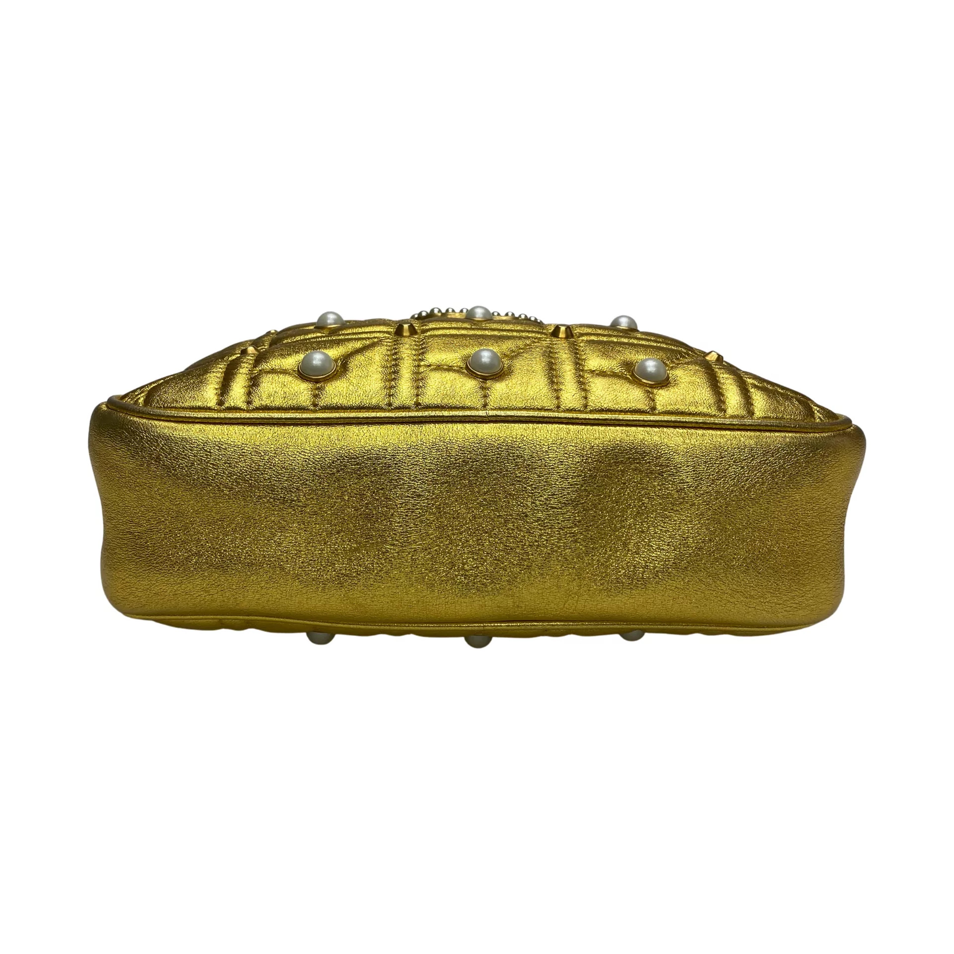 Bolsa Gucci GG Marmont Dourada