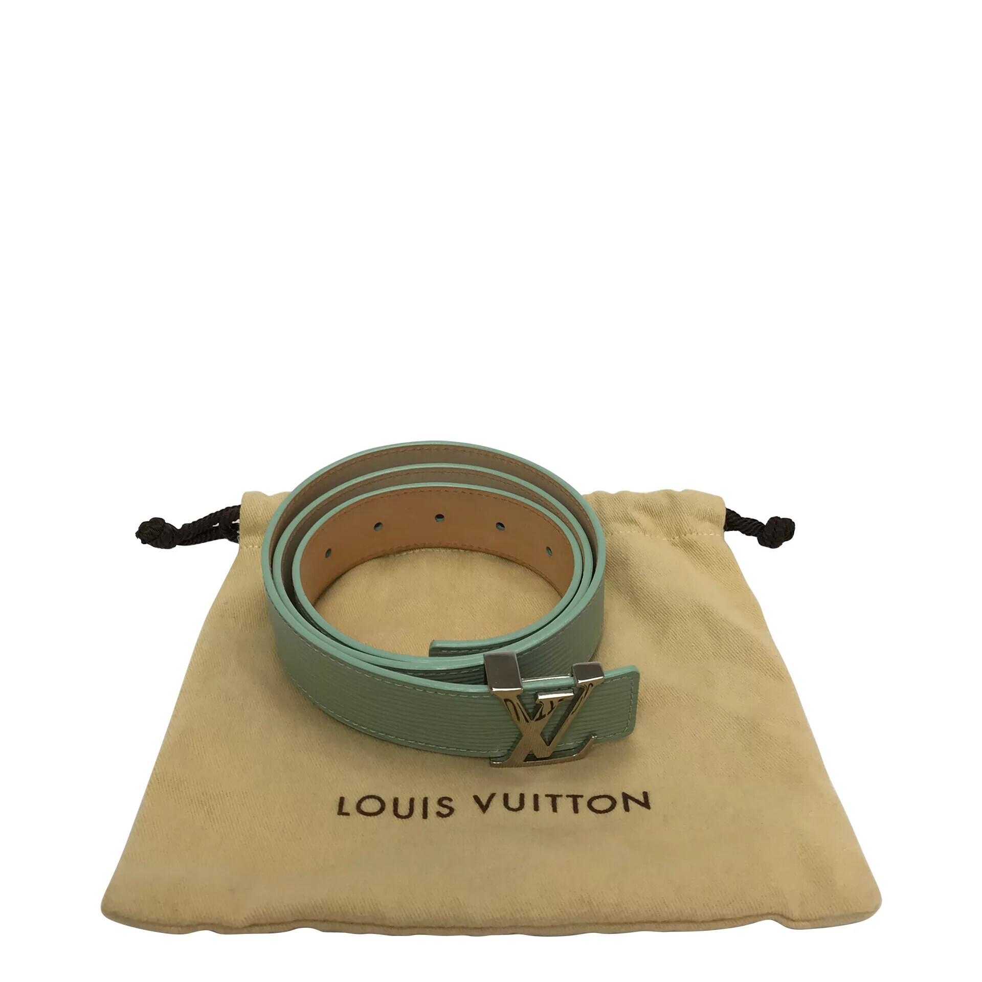 Cinto Louis Vuitton Verde-Água