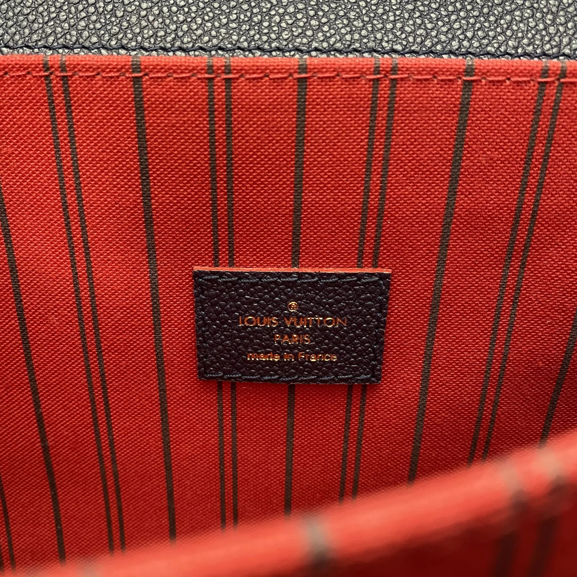 Bolsa Louis Vuitton Pochette Métis Marine Rouge