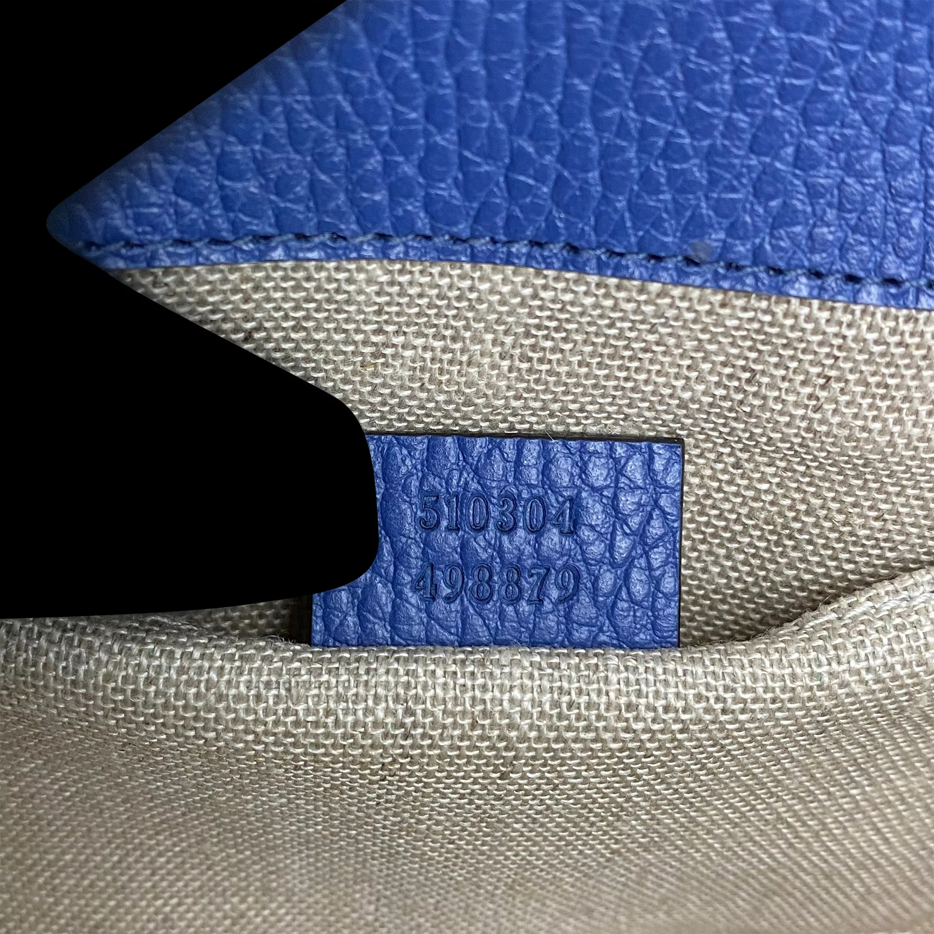 Bolsa Gucci Interlocking Azul